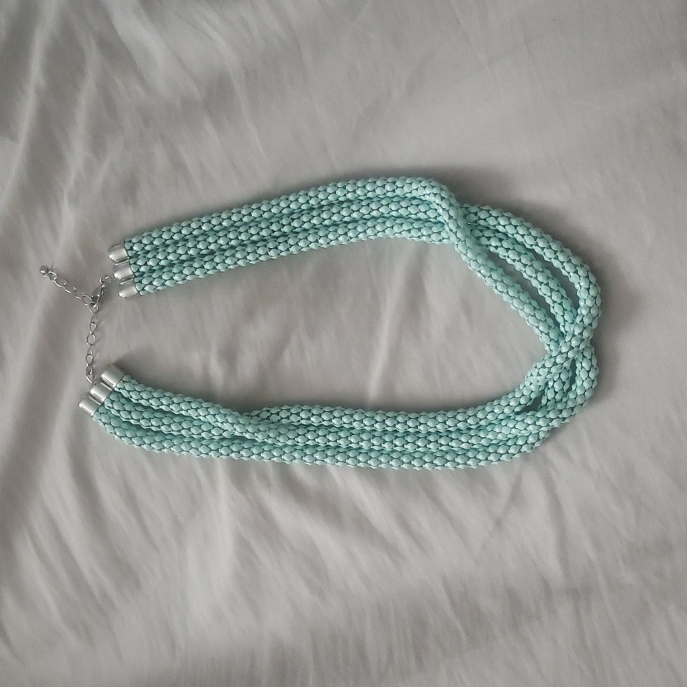 Teal Chunky Necklace